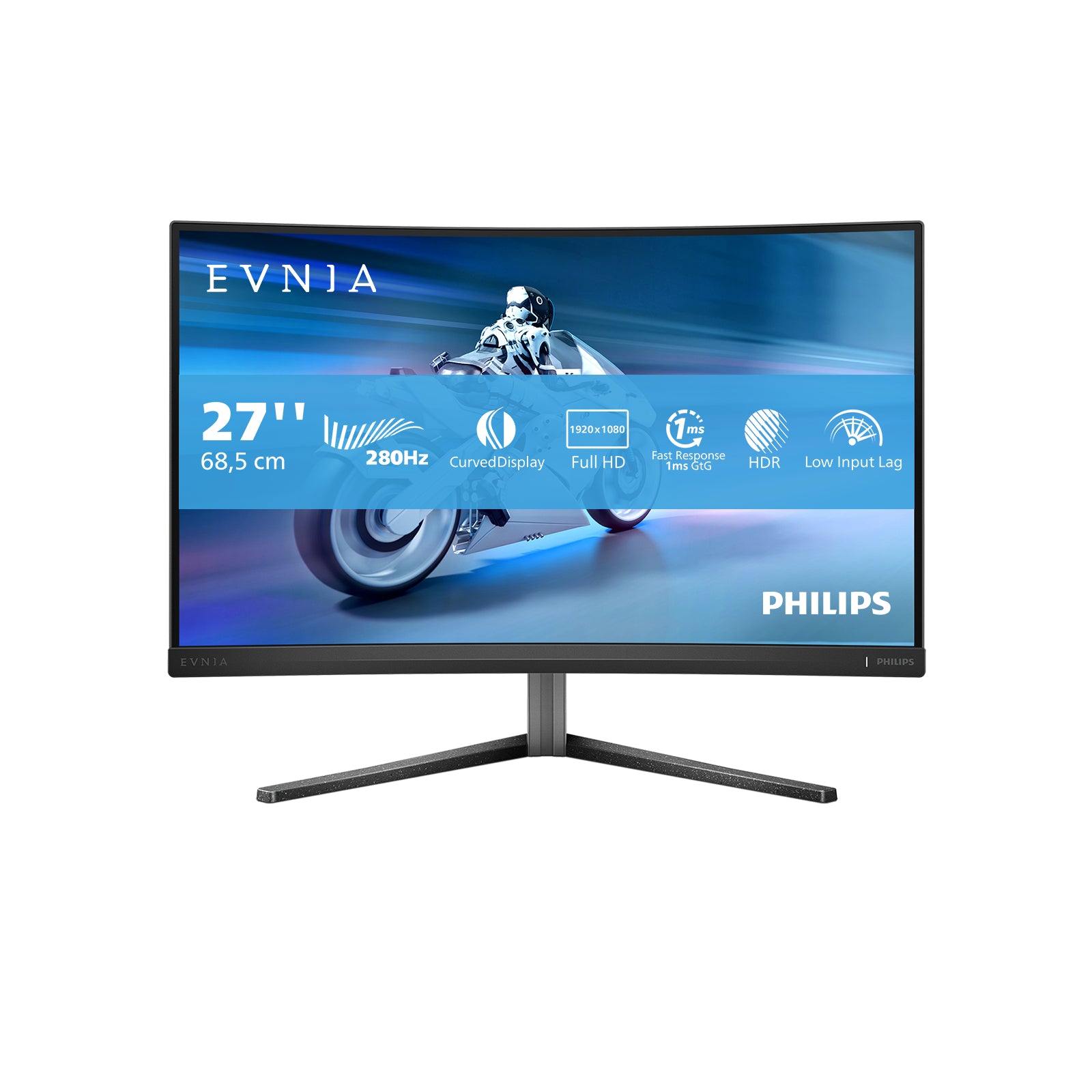  mar 68,6 cm (27") 1920 x 1080 pixlar Full HD LCD Svart Philips 27M2C5200W/00 8712581805913 Platta Pc-Skärmar Evnia 5000 27M2