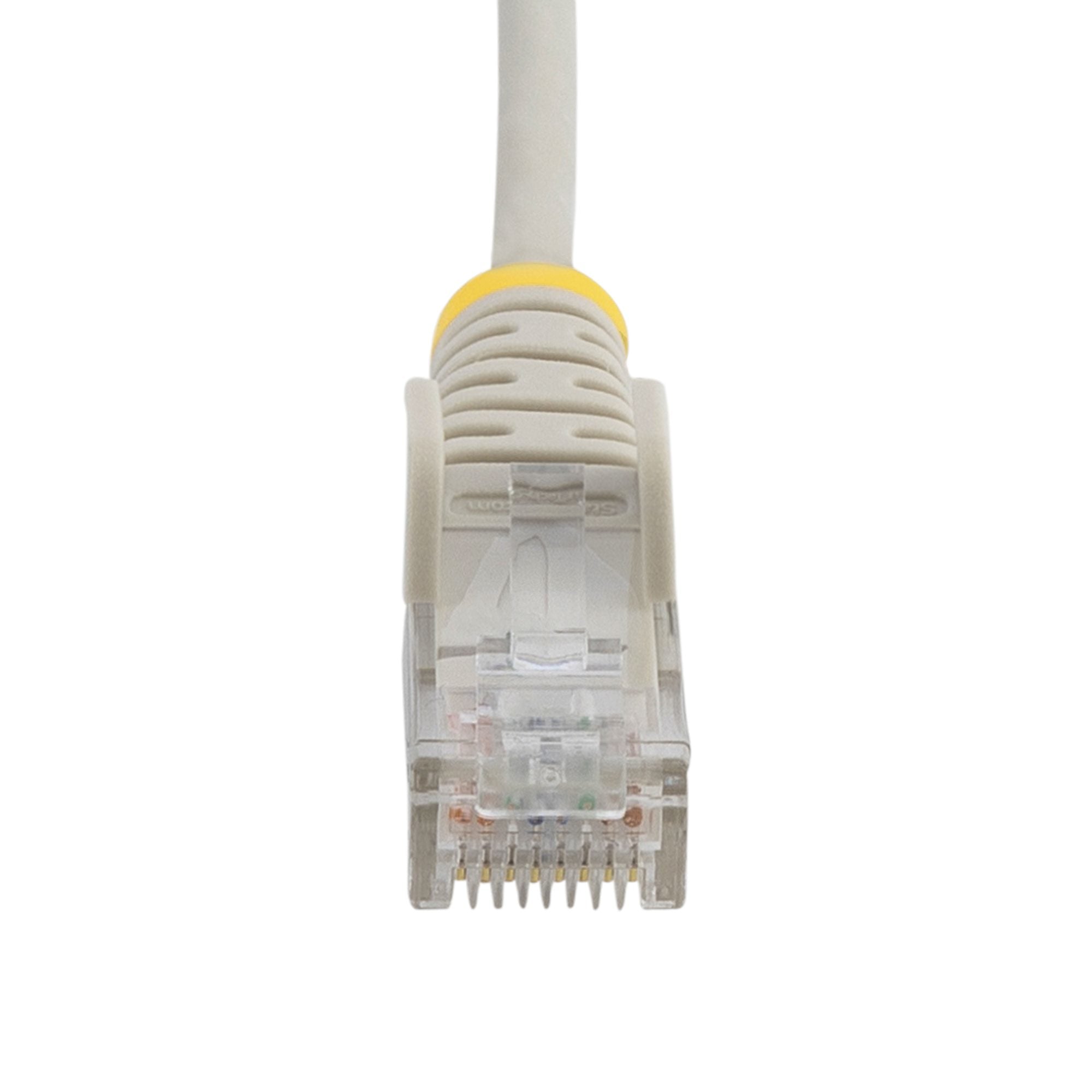   N6PAT250CMGRS 0065030882828|065030882828 Nätverkskablar   2,5 m CAT6-kabel - Tunn - Ej hakfria RJ45-kontakter - Grå www.ele