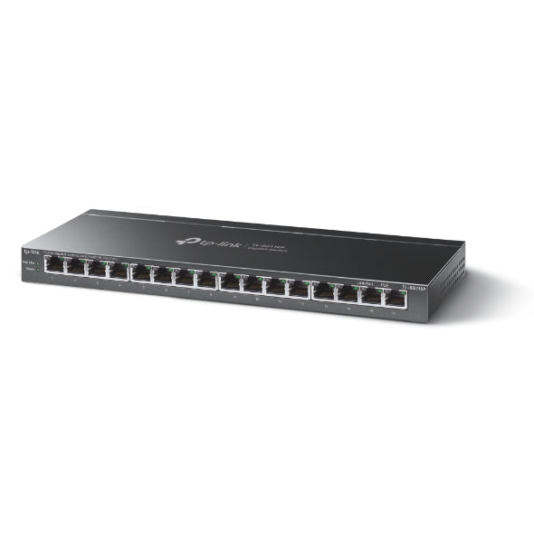 ömförsörjning via Ethernet (PoE) stöd Svart TP-Link TL-SG116P 4895252500318|0840030708398|840030708398|4895252500301 Nätverk