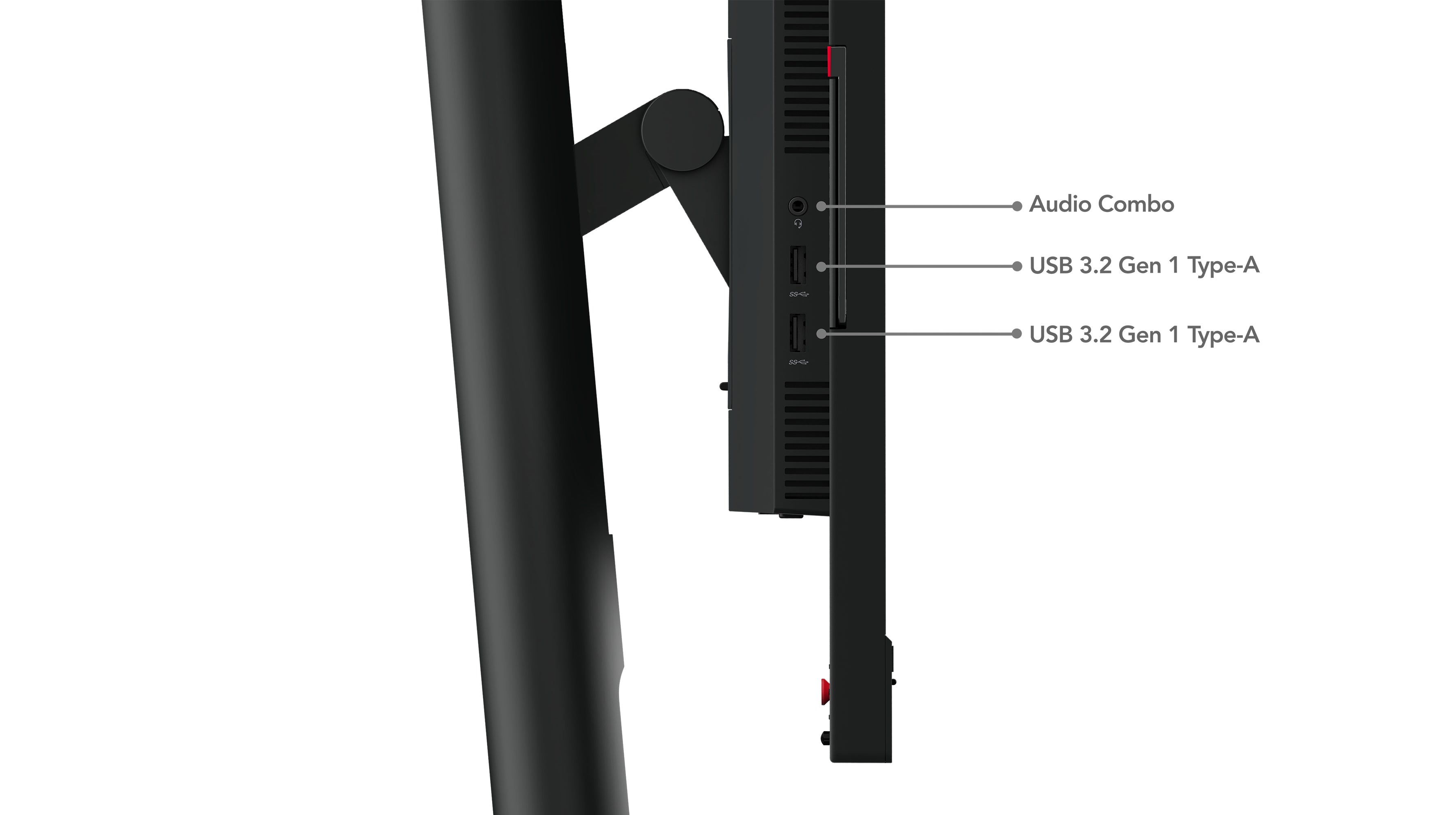  e ElectricalStuff.se   Lenovo ThinkVision T24mv-30 LED display 60,5 cm (23.8") 1920 x 1080 pixlar Full HD Svart Lenovo 63D7U