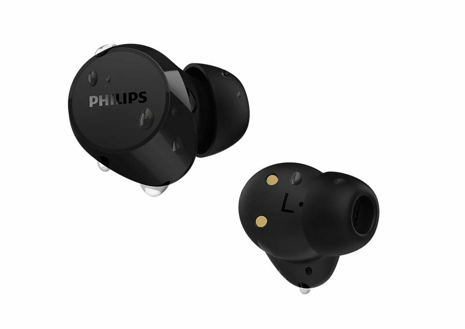  BK/00 hörlur och headset True Wireless Stereo (TWS) I öra Samtal/musik Bluetooth Svart Philips TAT1209BK/00 4895229138056 Hö