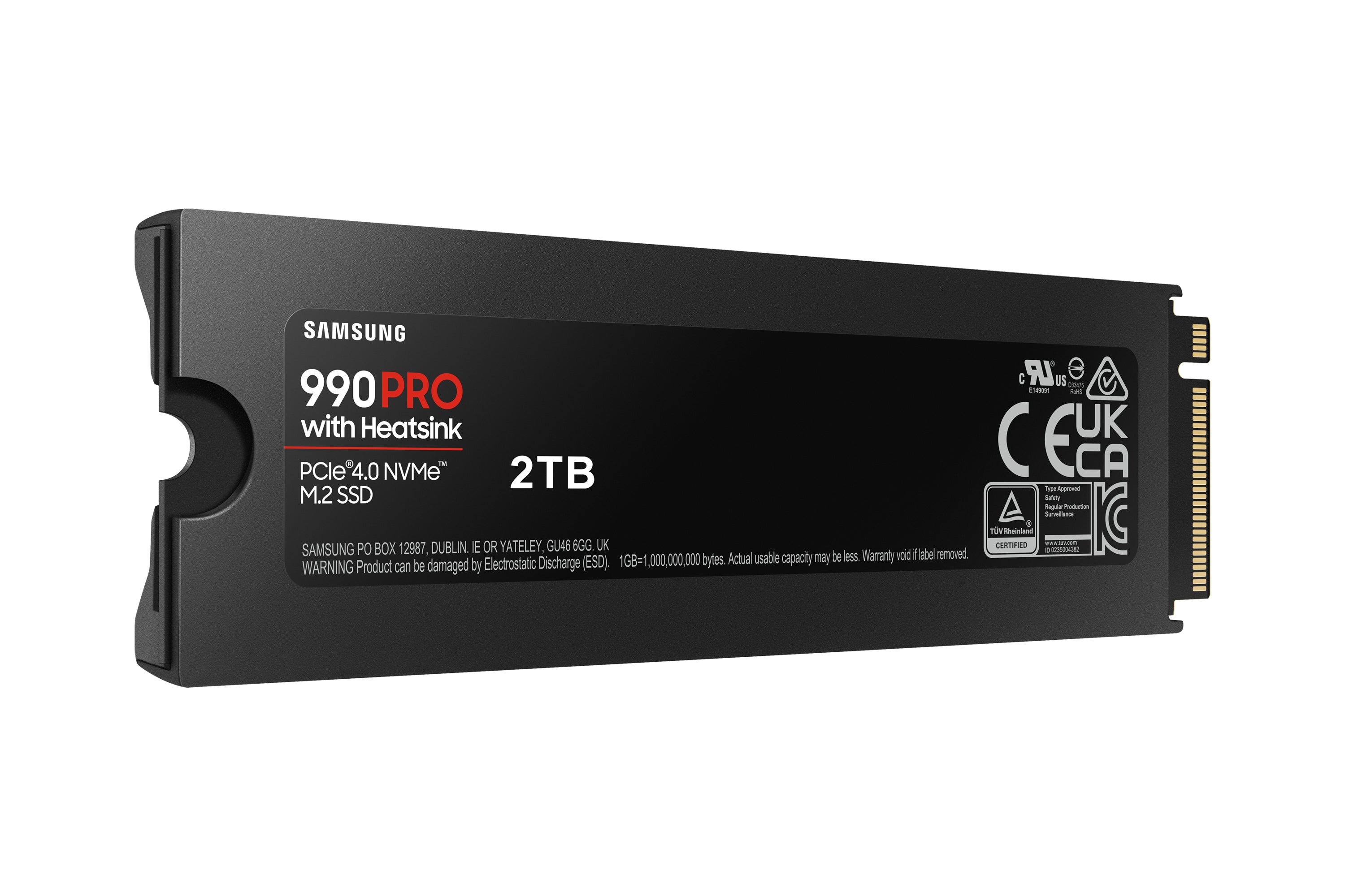   M.2 PCI Express 4.0 NVMe V-NAND MLC Samsung MZ-V9P2T0CW 8806094413755|0887276656991|887276656991 SSD-Hårddisk   990 PRO www