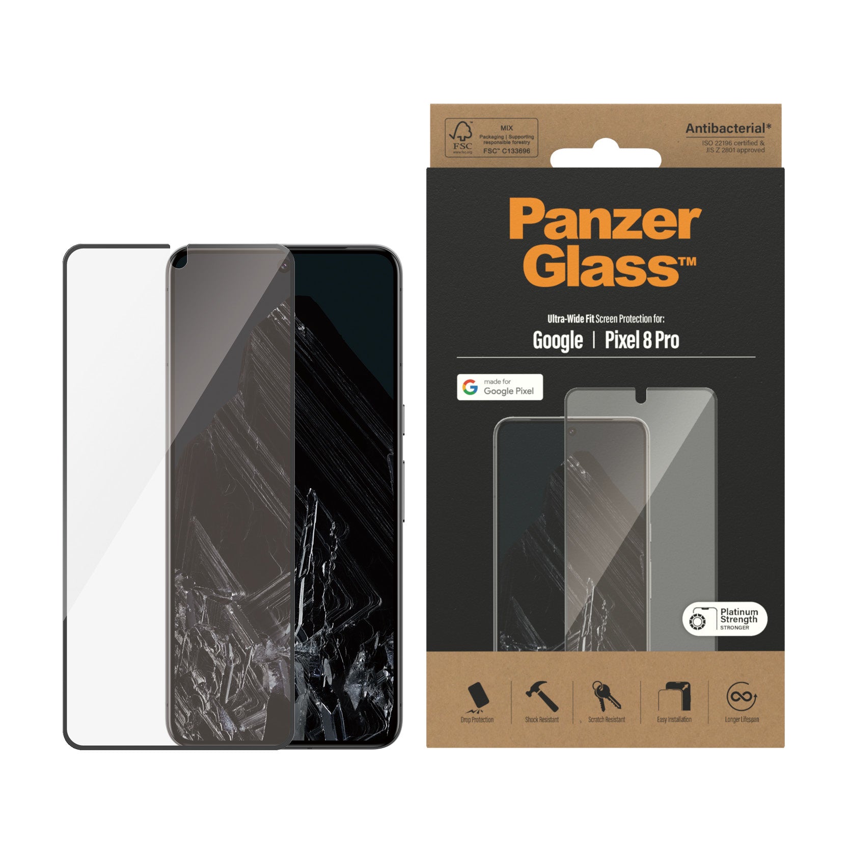  skydd Google 1 styck PanzerGlass 4781 5711724047817 Skärm- och Baksidesskydd till Mobiltelefoner   4781 www.electricalstuff.