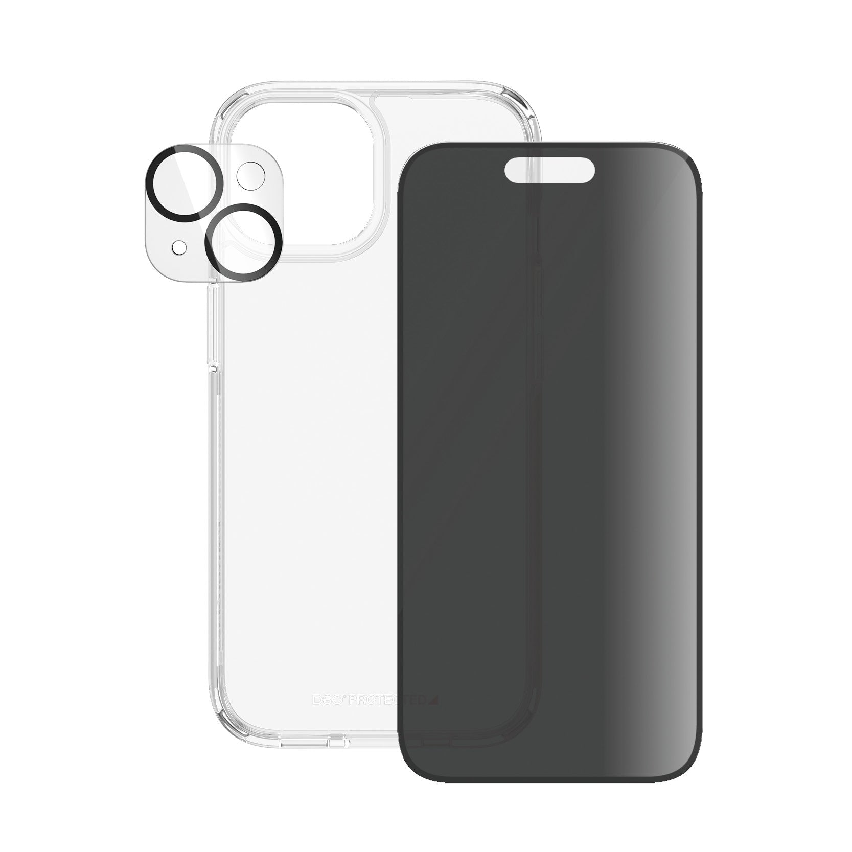  ple 1 styck PanzerGlass B1172+P2809 5711724930287 Skärm- och Baksidesskydd till Mobiltelefoner   Privacy 3-in-1-Pack iPhone 