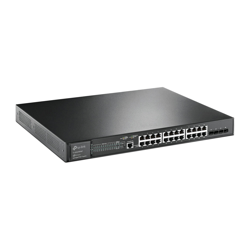 10/100/1000) Strömförsörjning via Ethernet (PoE) stöd 1U Svart TP-Link TL-SG3428XMP 6935364030780|0845973088101|845973088101