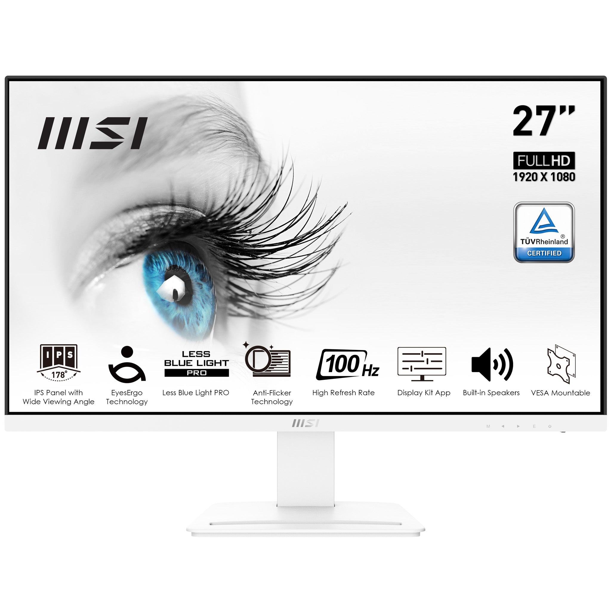  www.electricalstuff.se ElectricalStuff.se   MSI Pro MP273AW platta pc-skärmar 68,6 cm (27") 1920 x 1080 pixlar Full HD LED V