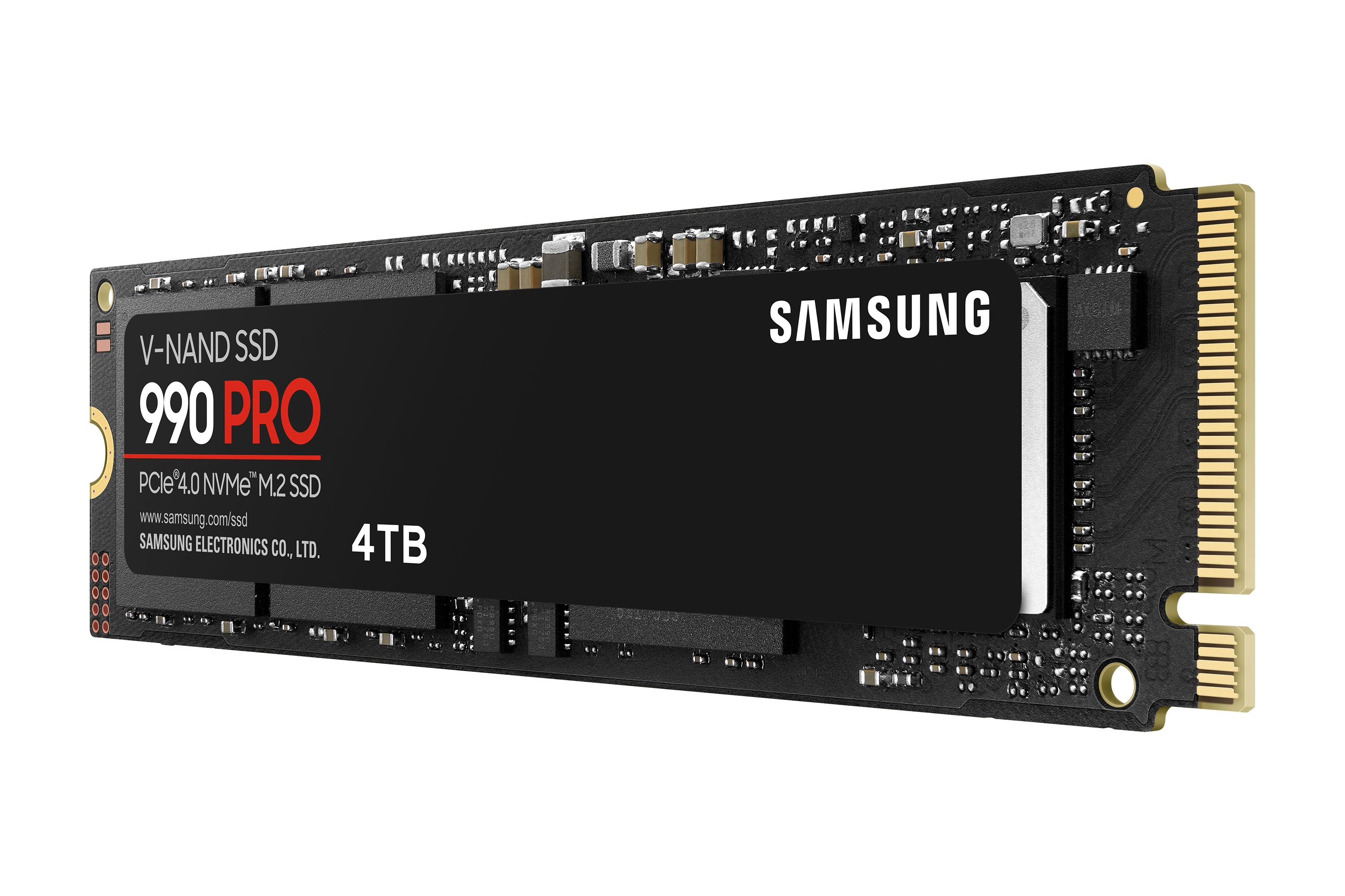  TB M.2 PCI Express 4.0 NVMe V-NAND MLC Samsung MZ-V9P4T0BW 8806094947205|0887276750484|887276750484 SSD-Hårddisk   990 PRO w