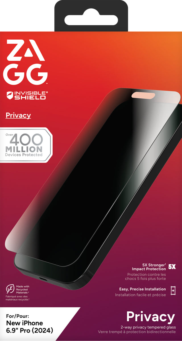  one 16 Pro Max Screen ZAGG 200114869 0840390317179|840390317179 Skärm- och Baksidesskydd till Mobiltelefoner InvisibleShield