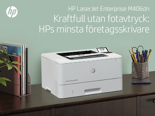  -port på framsidan HP 3PZ15A#B19 0193905205998|193905205998 Laserskrivare LaserJet Enterprise  HP LaserJet Enterprise M406dn