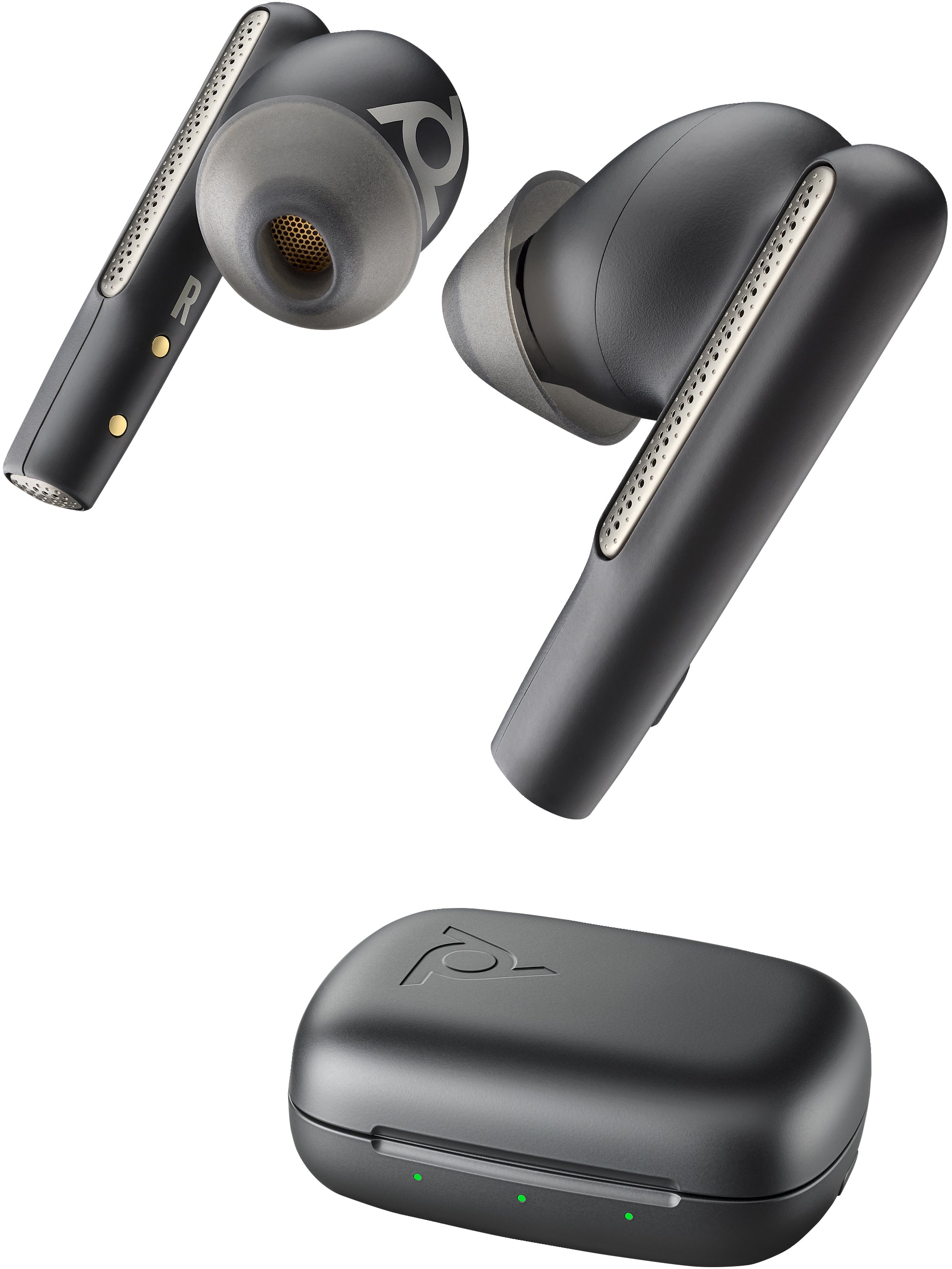  ectricalStuff.se   POLY Voyager Free 60 UC M Carbon Black Earbuds + BT700 USB-C-adapter + grundläggande laddningsfodral POLY