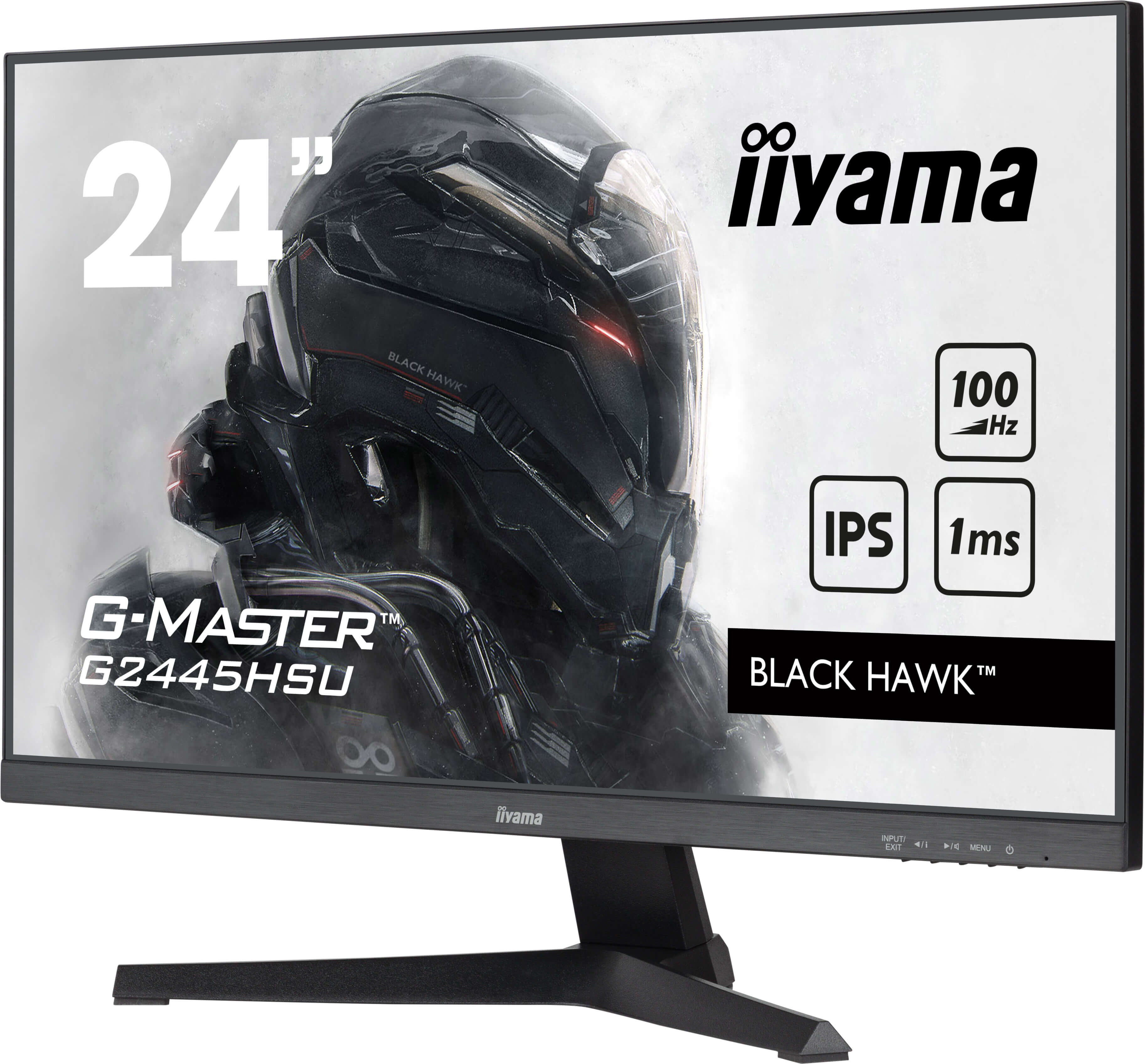   platta pc-skärmar 61 cm (24") 1920 x 1080 pixlar Full HD LCD Svart iiyama G2445HSU-B2 4948570124701 Platta Pc-Skärmar G-MAS