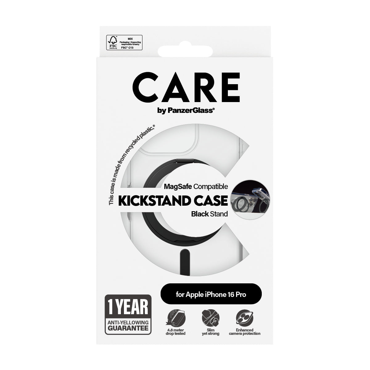  ElectricalStuff.se   PanzerGlass CARE by PG BLK Kick/MagS iPhone16P 6.3 mobiltelefonfodral Omslag Transparent PanzerGlass 13
