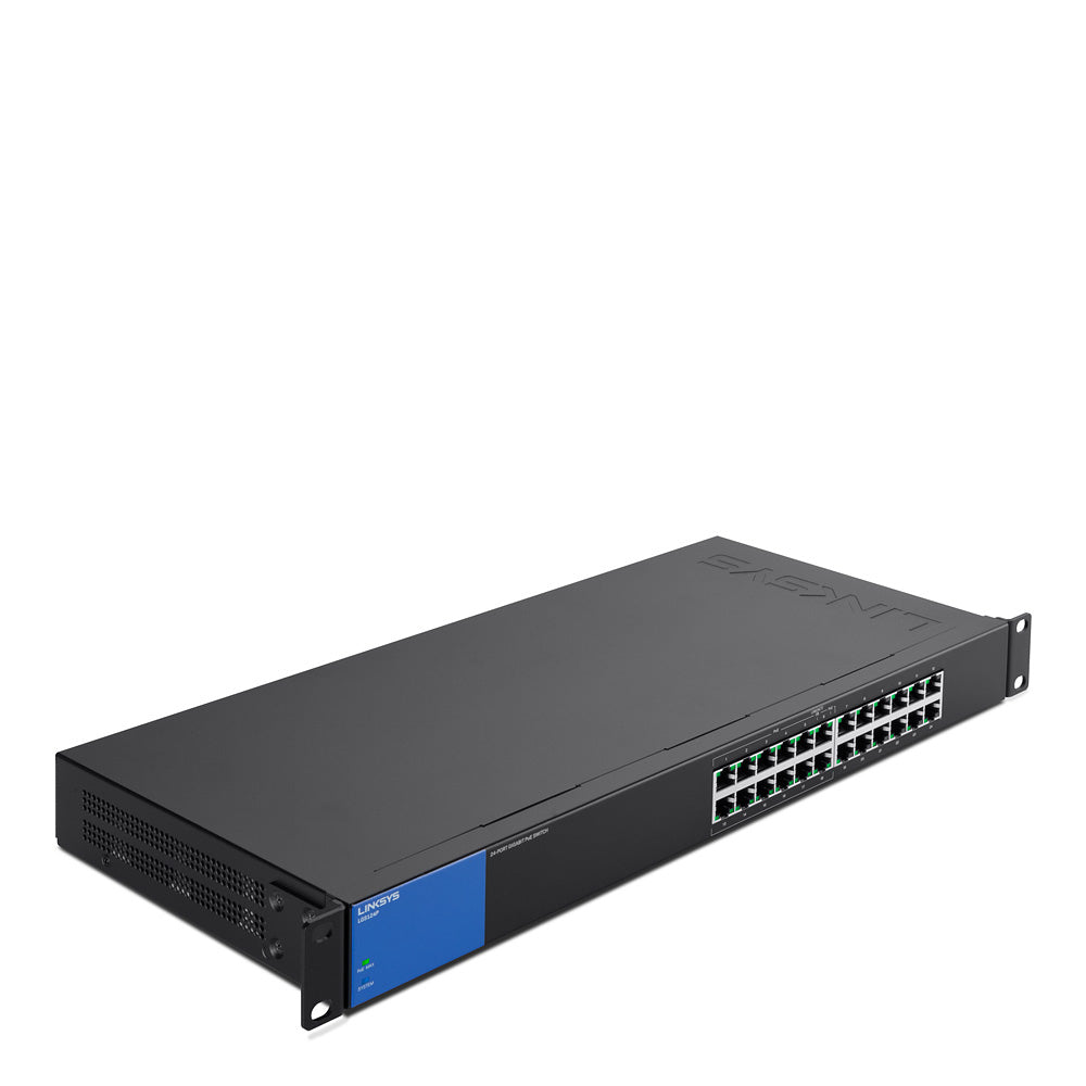  www.electricalstuff.se ElectricalStuff.se   Linksys 24-portars Gigabit PoE-switch (LGS124P) Linksys LGS124P-EU 4260184663637