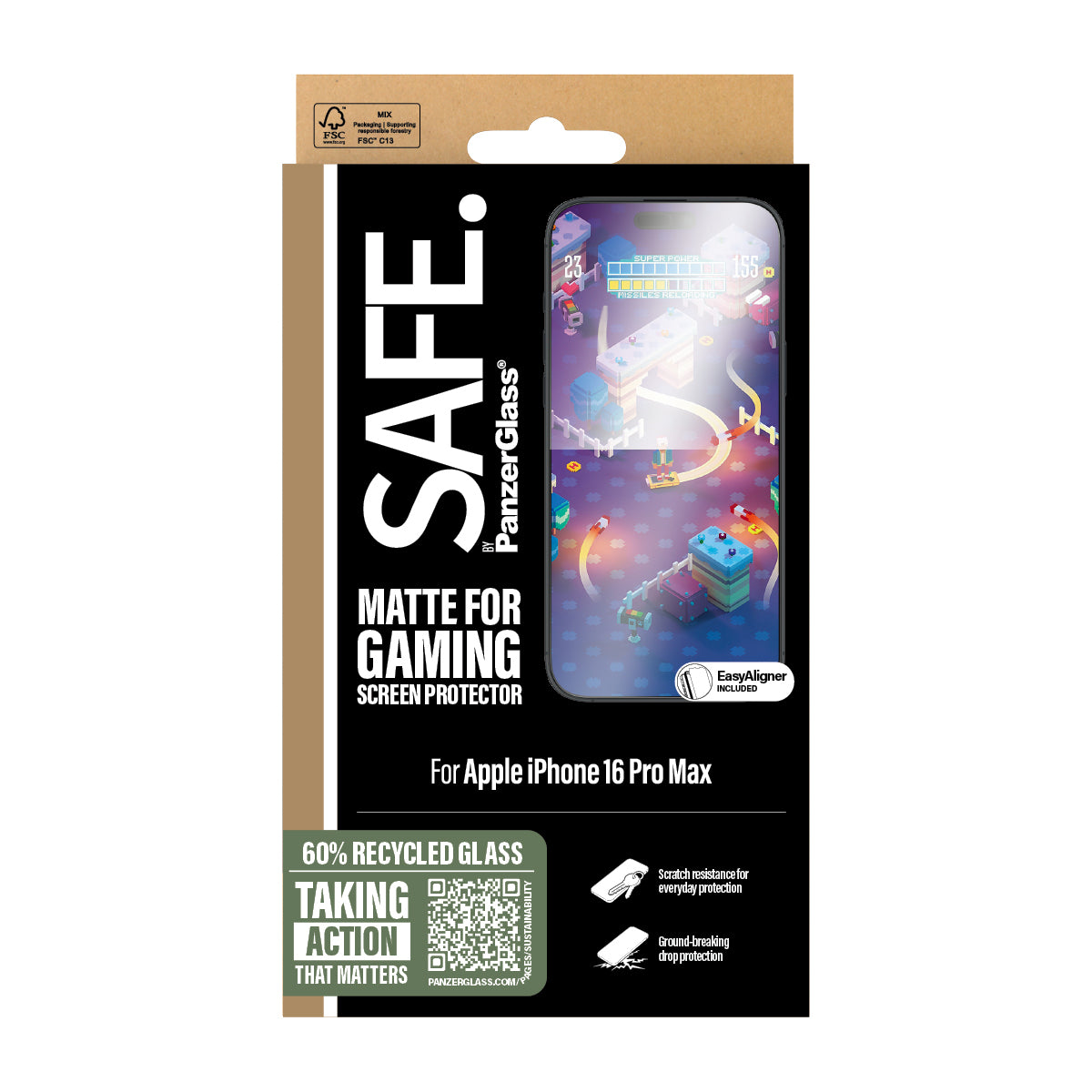  PG Gaming Scrn iPhone 16P 6.9UWF PanzerGlass SAFE95889 5715685002953 Övrigt   SAFE by PG Gaming Scrn iPhone 16P 6.9UWF www.e