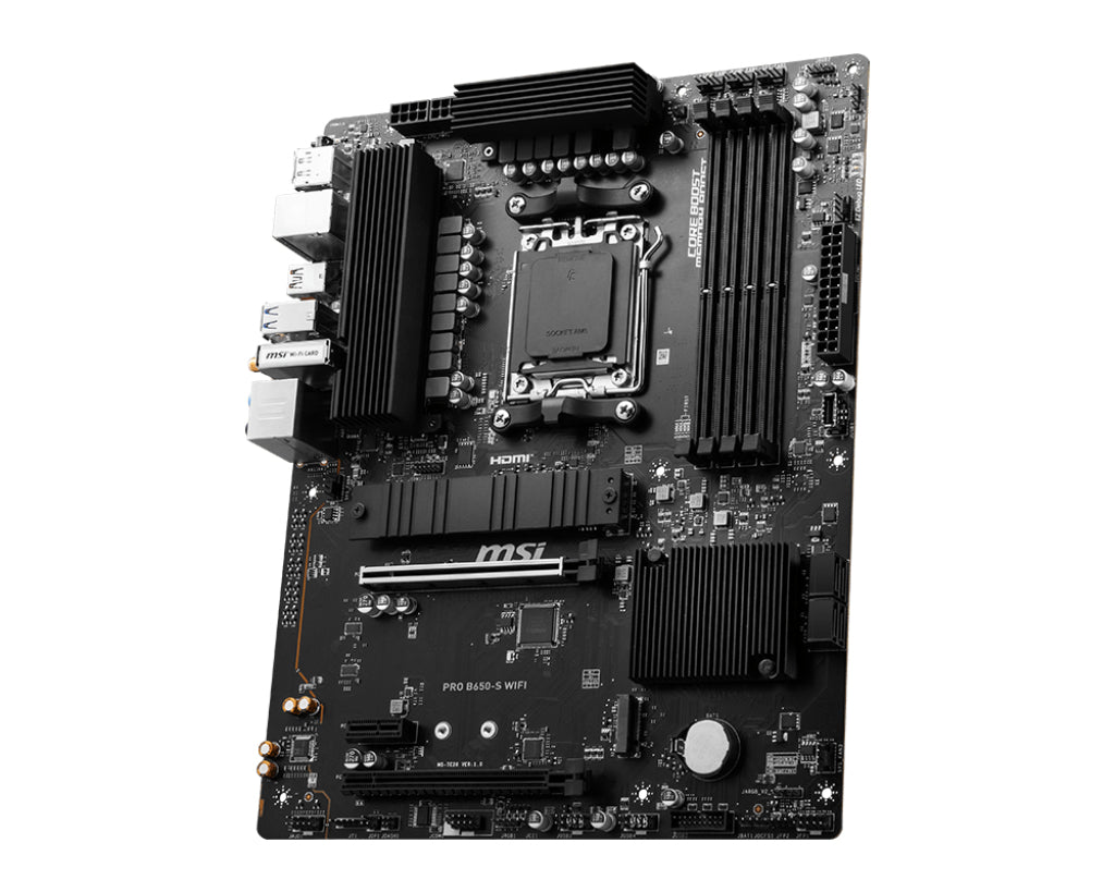  sockel ATX MSI PRO B650-S WIFI 4711377132862 Moderkort   PRO B650-S WIFI www.electricalstuff.se ElectricalStuff.se   MSI PRO
