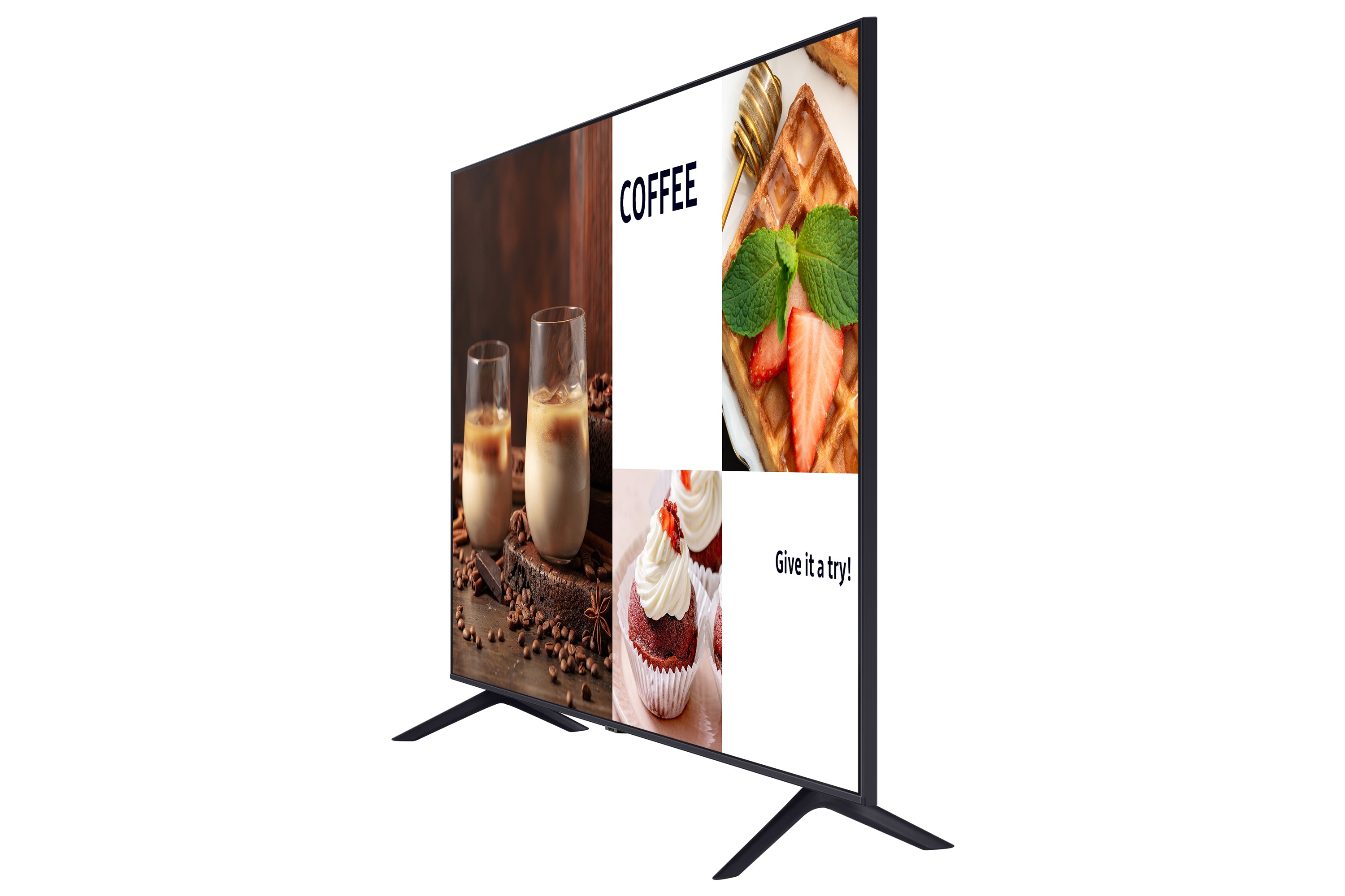  sung BE43C-H Platt skärm för digital skyltning 109,2 cm (43") LED Wi-Fi 4K Ultra HD Svart Inbyggd processor Tizen Samsung LH
