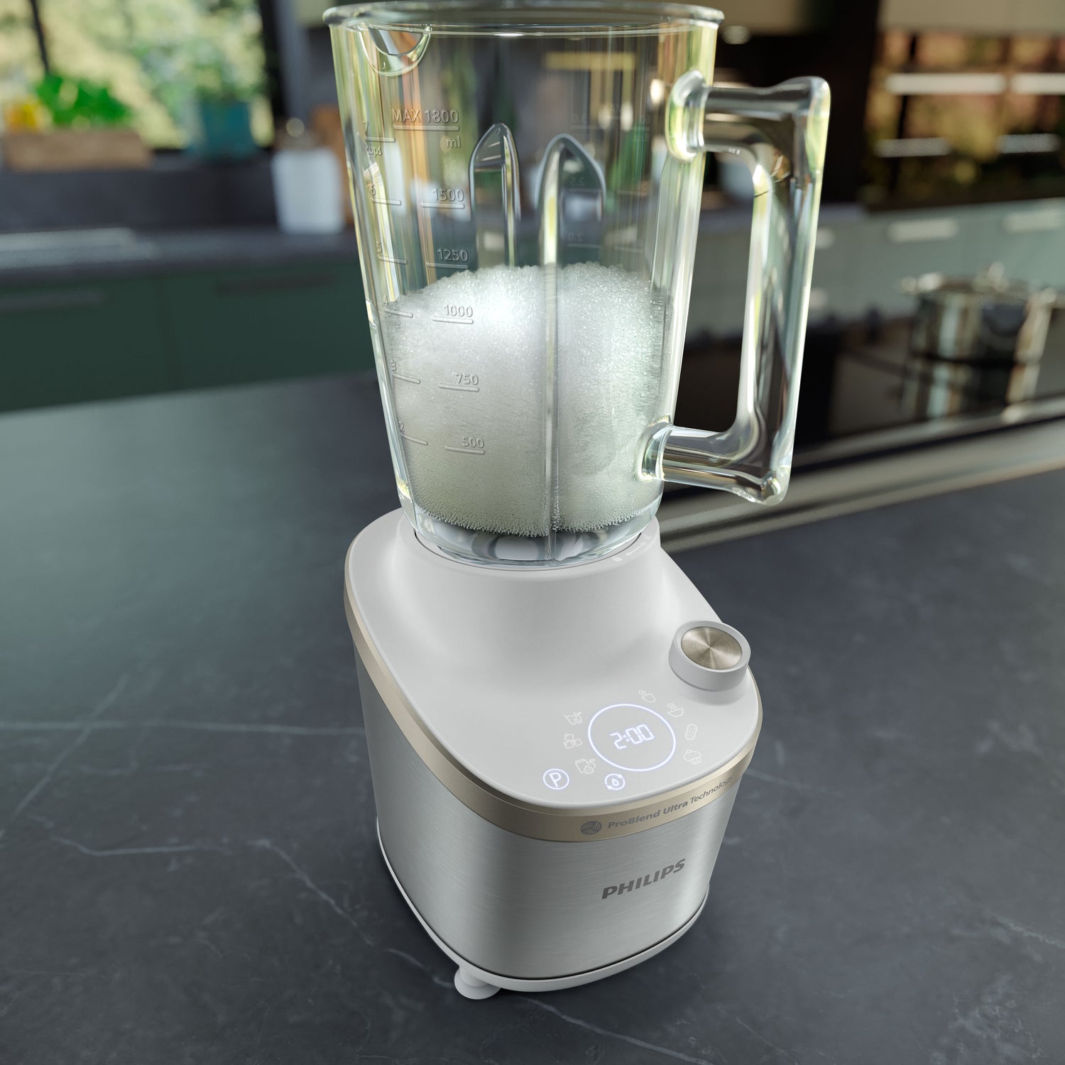  s 7000 series HR3760/01 mixer 2 l Bänkmixer 1500 W Rostfritt stål, Vit Philips HR3760/01 8720389013577|8720389013560 Mixrar 