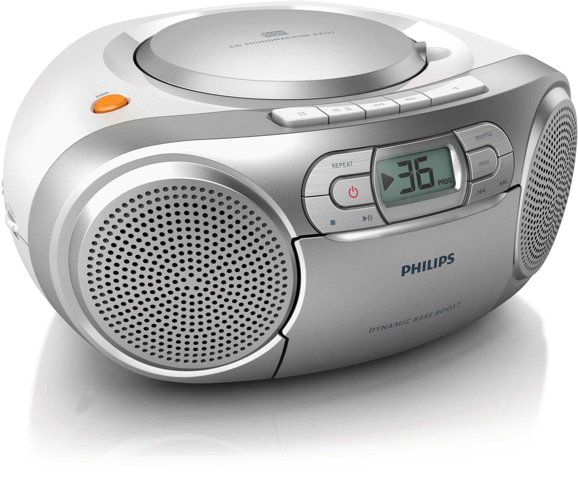   Soundmachine AZ127/12 www.electricalstuff.se ElectricalStuff.se   Philips CD Soundmachine AZ127/12 Philips AZ127/12 8712581