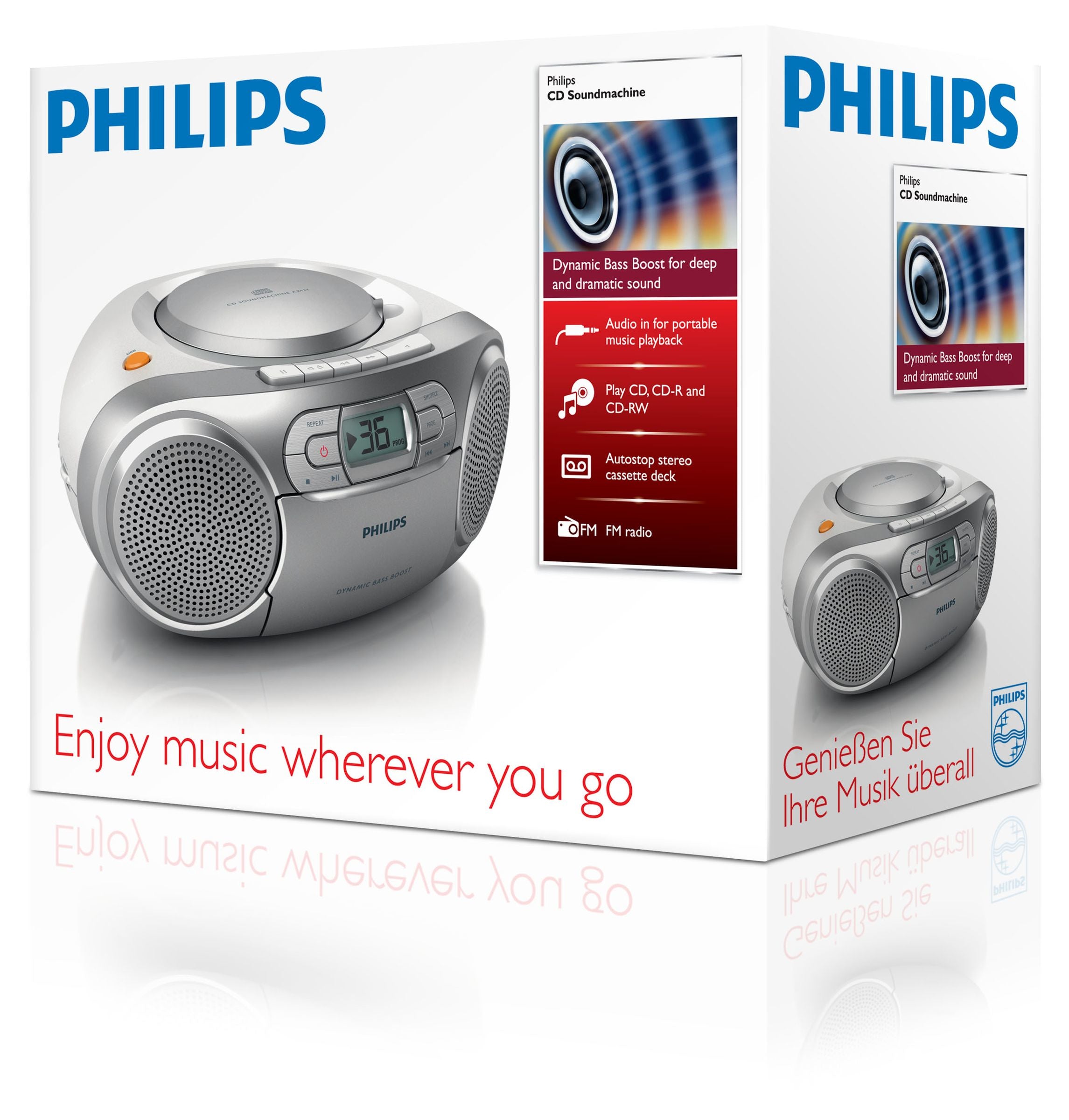  ilips AZ127/12 8712581660192 CD-Spelare   CD Soundmachine AZ127/12 www.electricalstuff.se ElectricalStuff.se   Philips CD So